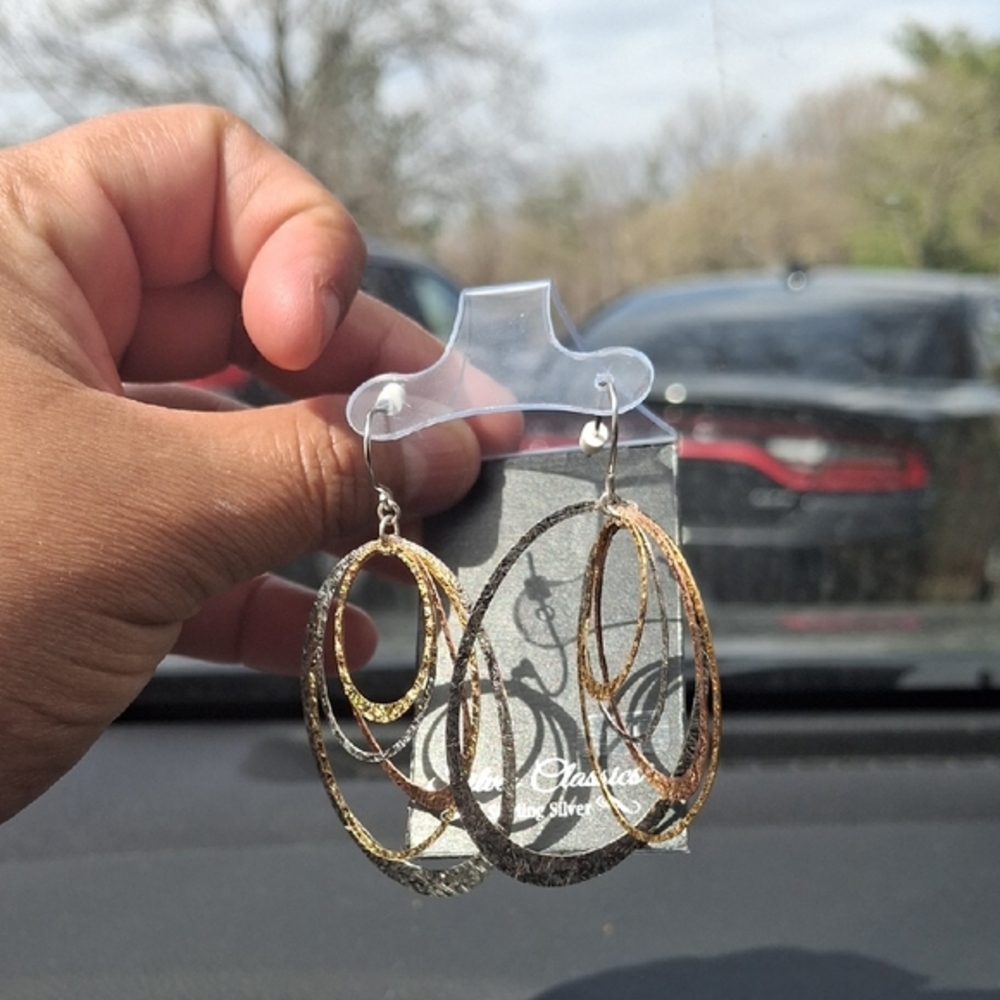 Classic Gold and Silver Hoop Earrings